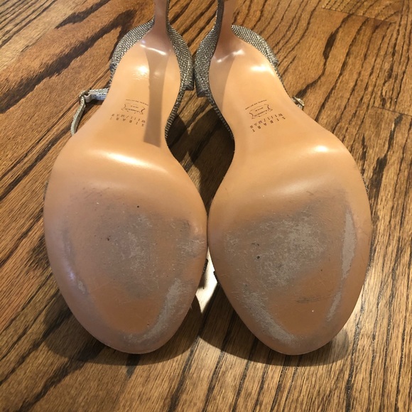 Stuart Wietzman Nudist Heels in Platinum - Picture 5 of 7